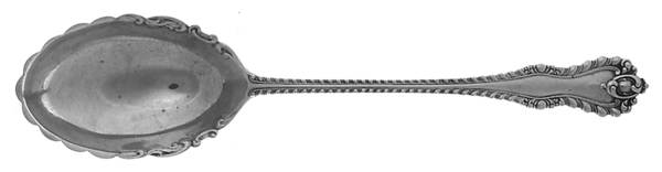 Mazarin (Sterling, 1892, No Monograms) Oversize Solid Salad Serving Spoon