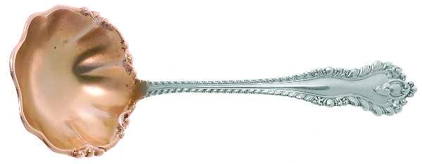 Mazarin (Sterling, 1892, No Monograms) Sauce Ladle, Solid Piece