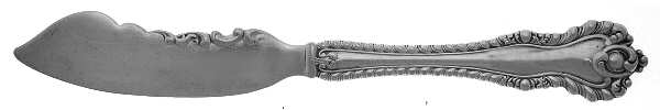 Mazarin (Sterling, 1892, No Monograms) Small Individual Solid Fish Knife