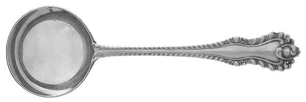 Mazarin (Sterling, 1892, No Monograms) Large Round Bowl Soup Spoon (Bouillon)