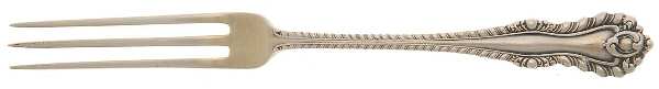 Mazarin (Sterling, 1892, No Monograms) Strawberry Fork