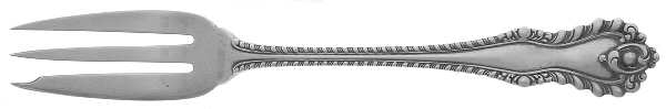 Mazarin (Sterling, 1892, No Monograms) Individual Pie Fork