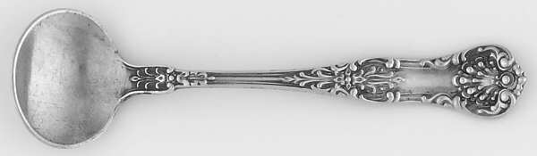 New King (Sterling, 1898) Master Salt Spoon