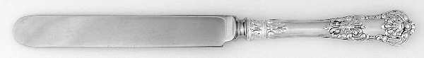 New King (Sterling, 1898) Dessert/Tea Knife with Stainless Blade