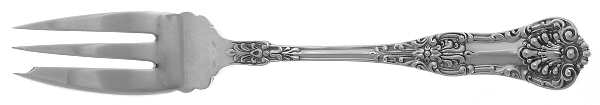 New King (Sterling, 1898) 3-Tine Salad Fork