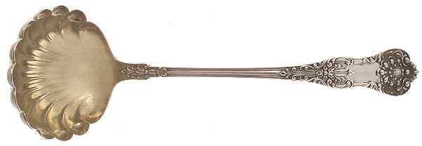 New King (Sterling, 1898) Solid Soup Ladle
