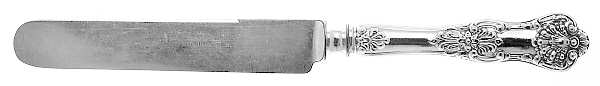 New King (Sterling, 1898) Old French Hollow Knife with Bolster