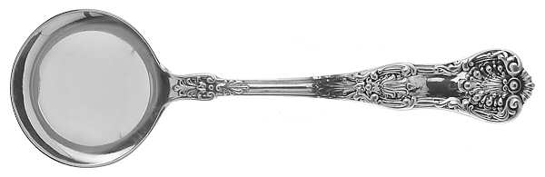 New King (Sterling, 1898) Round Bowl Soup Spoon (Cream Soup)