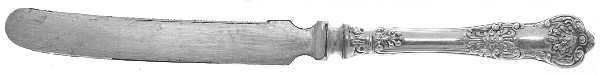 New King (Sterling, 1898) Orange Knife with Silverplate Blade