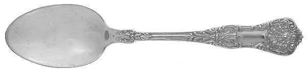 New King (Sterling, 1898) Dessert/Oval Soup Spoon