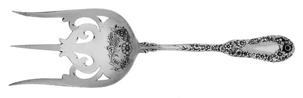 No. 10 (Sterling, 1896) Solid Toast Serving Fork