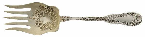 No. 10 (Sterling, 1896) Small Solid Fish Serving Fork