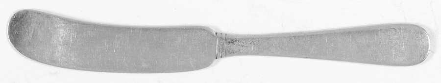 Old English Antique (Sterling, 1880) Flat Handle Butter Spreader