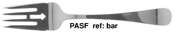 Old English Antique (Sterling, 1880) Pastry Fork