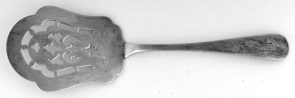 Old English Antique (Sterling, 1880) Tomato Server, Solid Piece