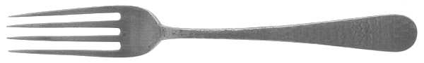 Old English Antique-Hammered (Sterling) Youth Fork