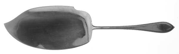Pointed Antique#2-Engraved (Sterling, No Monos) Large Solid Fish Serving Knife