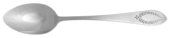 Pointed Antique#3-Engraved (Sterling) Teaspoon
