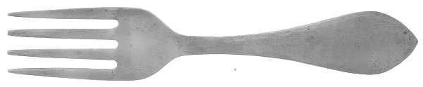 Pointed Antique-Hammered (Sterling) Baby Fork