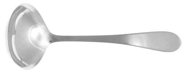 Pointed Antique (Sterling) Large Cream Ladle, Solid Piece