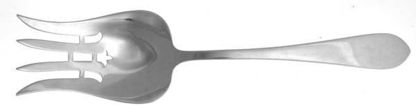 Pointed Antique (Sterling) Large Solid Fish Serving Fork