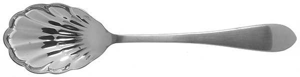 Pointed Antique (Sterling) Sugar Shell Spoon