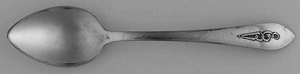Pointed Antique (Sterling) Spoon-Fruit/Orange