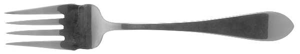 Pointed Antique (Sterling) Small Solid Cold Meat Serving Fork