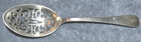 Pointed Antique (Sterling) Ice Serving Spoon Large