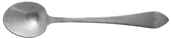 Pointed Antique (Sterling) Large Sherbet Spoon