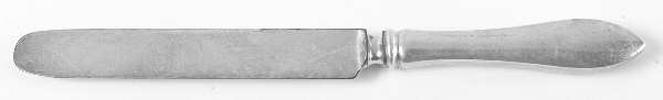 Pointed Antique (Sterling) Old French Hollow Knife with Bolster