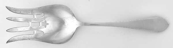 Pointed Antique (Sterling) Solid Salad Serving Fork
