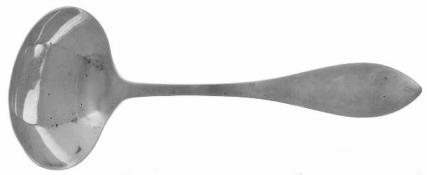 Pointed Antique (Sterling) Solid Piece Cream Ladle