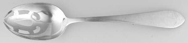Pointed Antique (Sterling) Pierced Tablespoon (Serving Spoon)