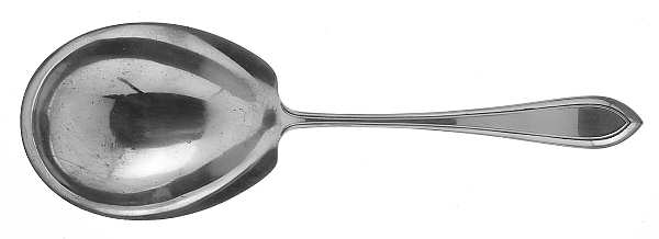 Priscilla (Sterling, 1916) Solid Salad Serving Spoon