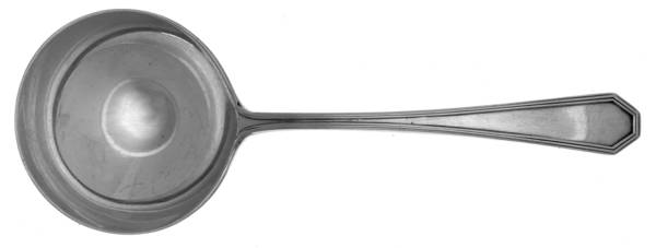 Queen Anne-Plain (Sterling, 1910) Round Bowl Soup Spoon (Bouillon)