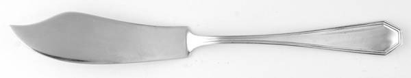 Queen Anne-Plain (Sterling, 1910) Flat Handle Master Butter Knife