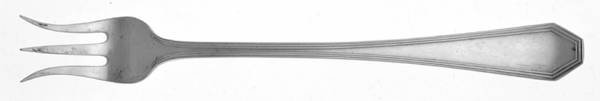 Queen Anne-Plain (Sterling, 1910) Cocktail/Seafood Fork