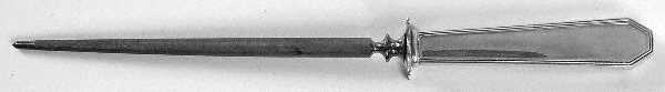 Queen Anne-Plain (Sterling, 1910) Small Steel Rod Sharpener Knife