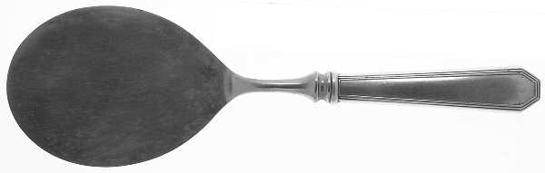 Queen Anne-Plain (Sterling, 1910) Pastry Server with Stainless Blade