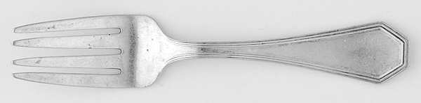 Queen Anne-Plain (Sterling, 1910) Baby Fork