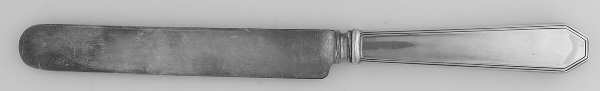 Queen Anne-Plain (Sterling, 1910) Old French Hollow Knife with Bolster