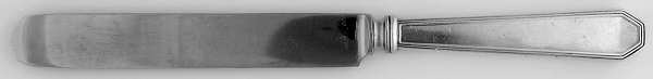 Queen Anne-Plain (Sterling, 1910) Blunt Hollow Knife with Bolster
