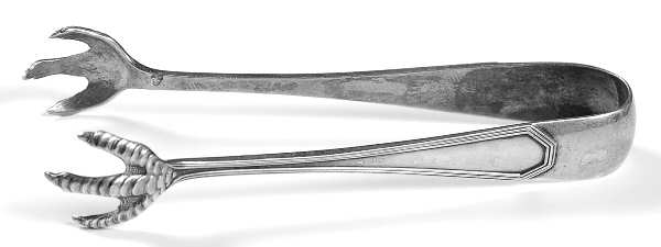 Queen Anne-Plain (Sterling, 1910) Bon Bon Tongs