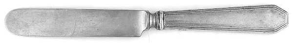Queen Anne-Plain (Sterling, 1910) Youth/Tea Knife with Stainless Blade
