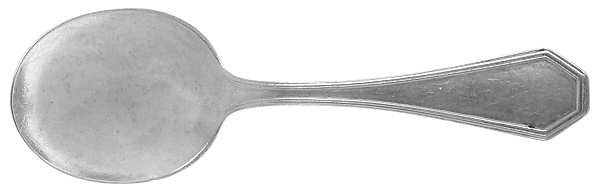 Queen Anne-Plain (Sterling, 1910) Straight Handle Baby Spoon