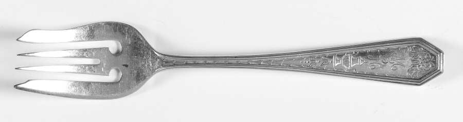 Queen Anne No. 16-Engraved(Sterlng, 1910) Individual Salad Fork