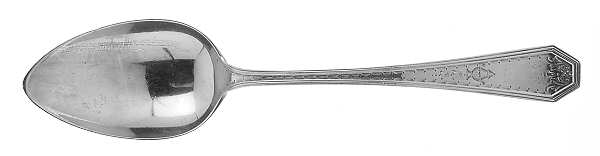 Queen Anne No. 16-Engraved(Sterlng, 1910) Tablespoon (Serving Spoon)