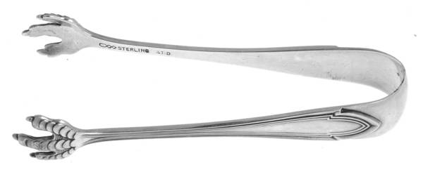Queen Elizabeth (Sterling, 1916) Bon Bon Tongs