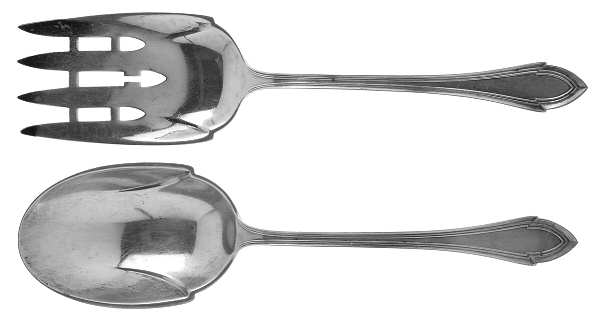 Queen Elizabeth (Sterling, 1916) (2 Pc) Solid Salad Set